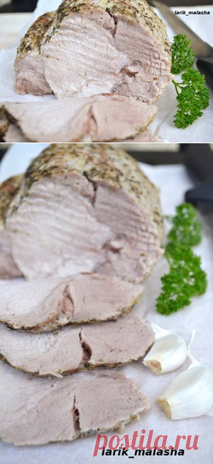 Буженина в рукаве для запекания - кулинарный рецепт