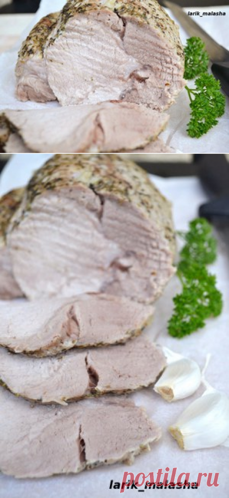 Буженина в рукаве для запекания - кулинарный рецепт