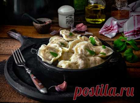 Пельмени домашние с фаршем из говядины и свинины