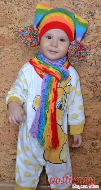 МК бомбейская шапка спицами - Вязание - Страна Мам