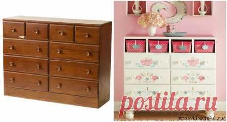 ИДЕИ ДЛЯ ПЕРЕДЕЛКИ СТАРОЙ МЕБЕЛИ