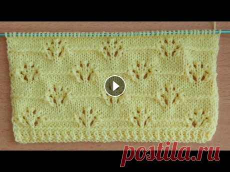 Замечательный узор спицами для детской кофточки, платья , пледа, топа , маечки. Классный узор спицами для детских и женских изделий....