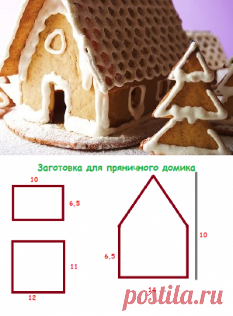 Пряничный домик рецепт
