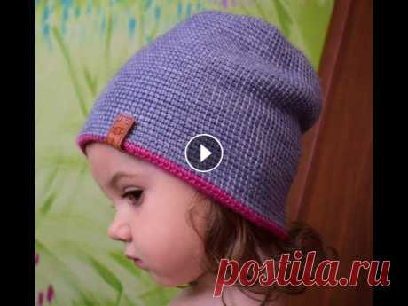 ТУНИССКОЕ ВЯЗАНИЕ*Двойная шапочка*МК     TUNISIAN CROCHET*Double cap* Привет, дорогие мои, рукодельницы!!! В этом видео, хочу вам показать, как связать двойную шапочку с красивой макушкой. Приятного просмотра!...