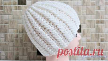 Детская шапка спицами мастер класс
Описание: https://vjazalochka.ru/vyazanie-dlya-zhenshchin/shapki-berety/detskaya-shapka-spicami-master-klass