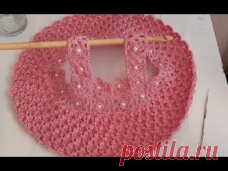 Blusa tejida a crochet/ vestido a crochet / ganchillo / easy crochet dress / parte #1