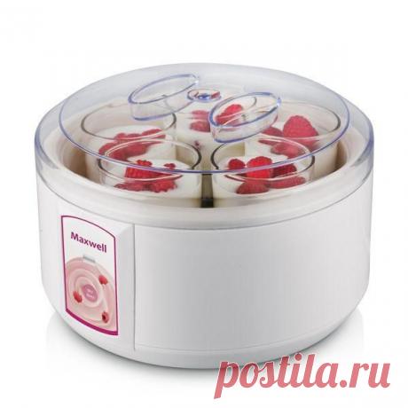 Йогуртница Maxwell 1430MW(W)
1 450 руб.

PTC-технология нагрева +
Мощность (Вт) 15
Объем (всех стаканчиков в сумме) 1 л
Световой индикатор работы +
Стаканчики для йогурта 5 стеклянных с защитной крышкой