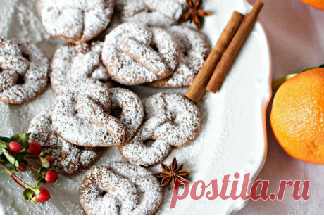 Рождественские бретцели /кренделечки/.