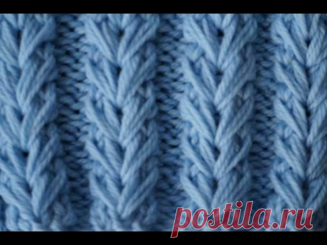Узор "Колоски" / Knitting pattern "Spikelets"