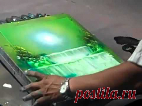 Spray Paint Artist   Waterfall
