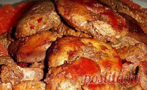Куриная печень по-анжуйски.Всe дело в соусе