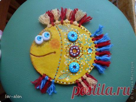 Рыбка с пушистыми плавниками + описание | Страна Мастеров