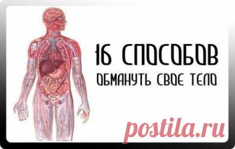 16 способов обмануть свое тело. | Советы Народной Мудрости