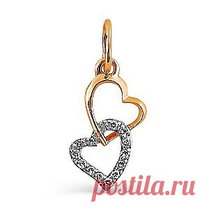 Сердцем к сердцу.
Подвеска из красного золота с бриллиантом.
Купить со скидкой 50% за 3 950 руб.
