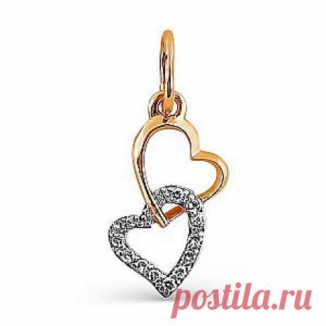 Сердцем к сердцу.
Подвеска из красного золота с бриллиантом.
Купить со скидкой 50% за 3 950 руб.