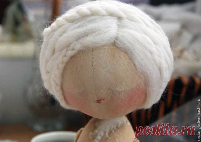 Косы из шерсти: причёска для куклы - Ярмарка Мастеров - ручная работа, handmade
