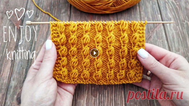 КЛАССНЫЙ Узор спицами ШИШЕЧКИ | Popcorn stitch knitting tuturial Лучшая поддержка для канала - лайк, подписка и комментарий! Спасибо, дорогие мои???? / Please support the channel - subscribe, like and comment. Thank...