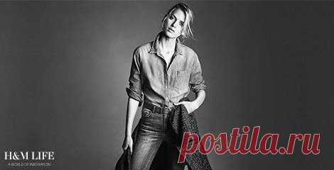 Что общего у Ингрид Бергман и Боба Марли с ковбоями и хиппи? Любовь к джинсовым рубашкам. #HMLife