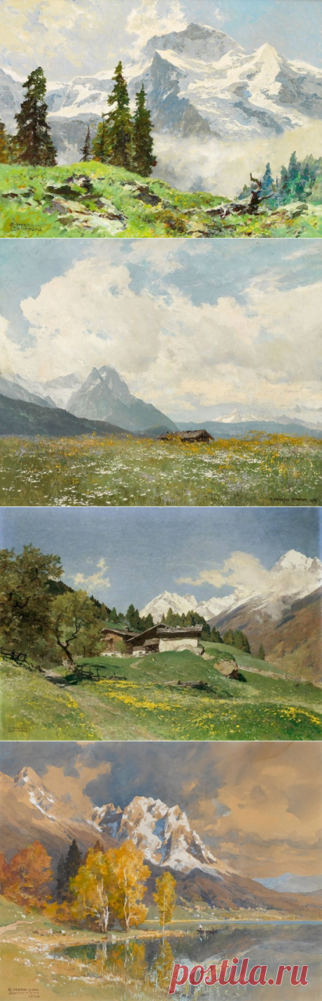 Художник Эдвард Теодор Комптон (Edward Harrison Compton). Картины