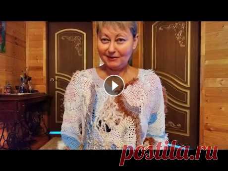 Блуза &quot;Весеннее настроение&quot; связана крючком в стиле Пэчворк Я связала ее крючком по авторской бесшовной технологии в стиле &quot;Пэчворк&quot;. Если у Вас возникнут вопросы, я отвечу в новом видео. Принимаю зак...
