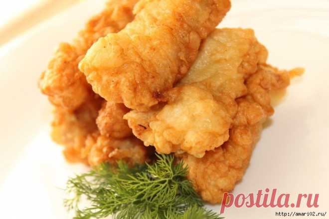 Пивной кляр для жарки любой рыбы