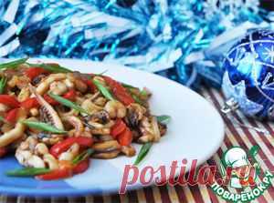 Закуска из морепродуктов в китайском стиле - кулинарный рецепт