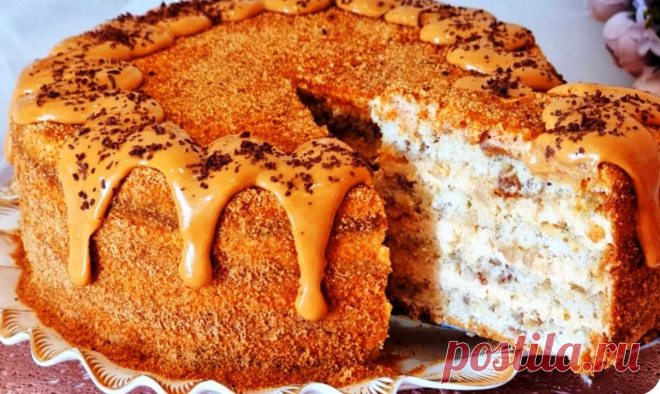 Пирог с грушевой начинкой: