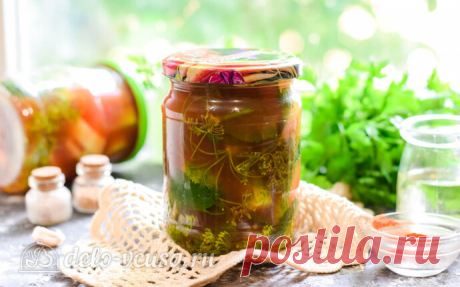 Хрустящие маринованные огурцы «Кровавая Мэри» на зиму пошаговый рецепт с фото