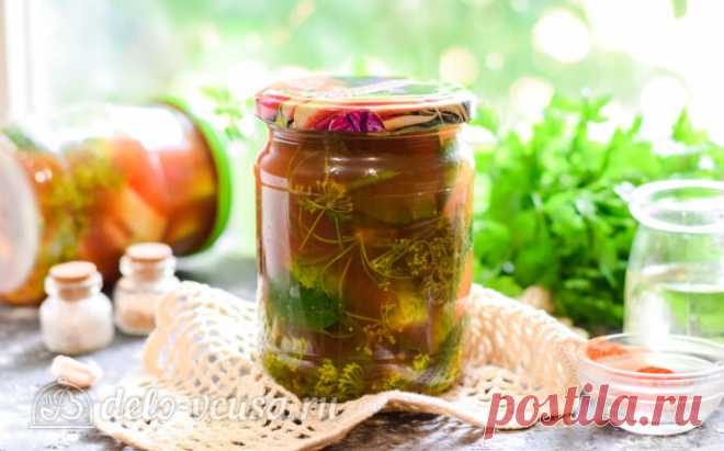 Хрустящие маринованные огурцы «Кровавая Мэри» на зиму пошаговый рецепт с фото