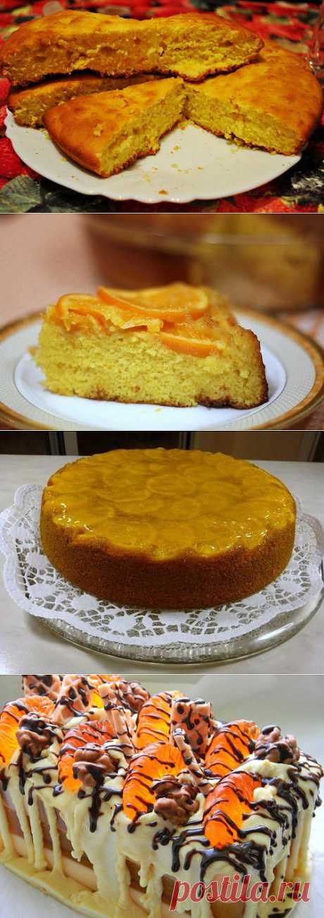Лучшая новогодняя выпечка: мандариновый пирог / Простые рецепты
