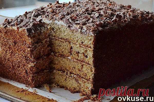 Бисквитный медовик без масла - Простые рецепты Овкусе.ру