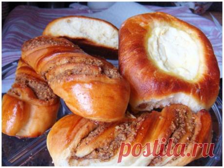 Классика русской кухни - ватрушки, а также ореховые булочки - вертушечки . - Простые рецепты Овкусе.ру