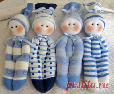 Куклы своими руками из носков!