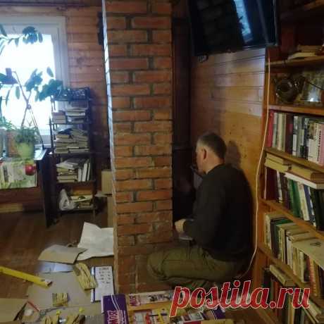 Отделка трубы за один день искусственным камнем | Захаровы Печники Ремесленники | Яндекс Дзен