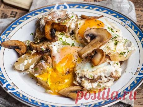 Яичница, запеченная с картофелем и сливками — Gotowim-Live