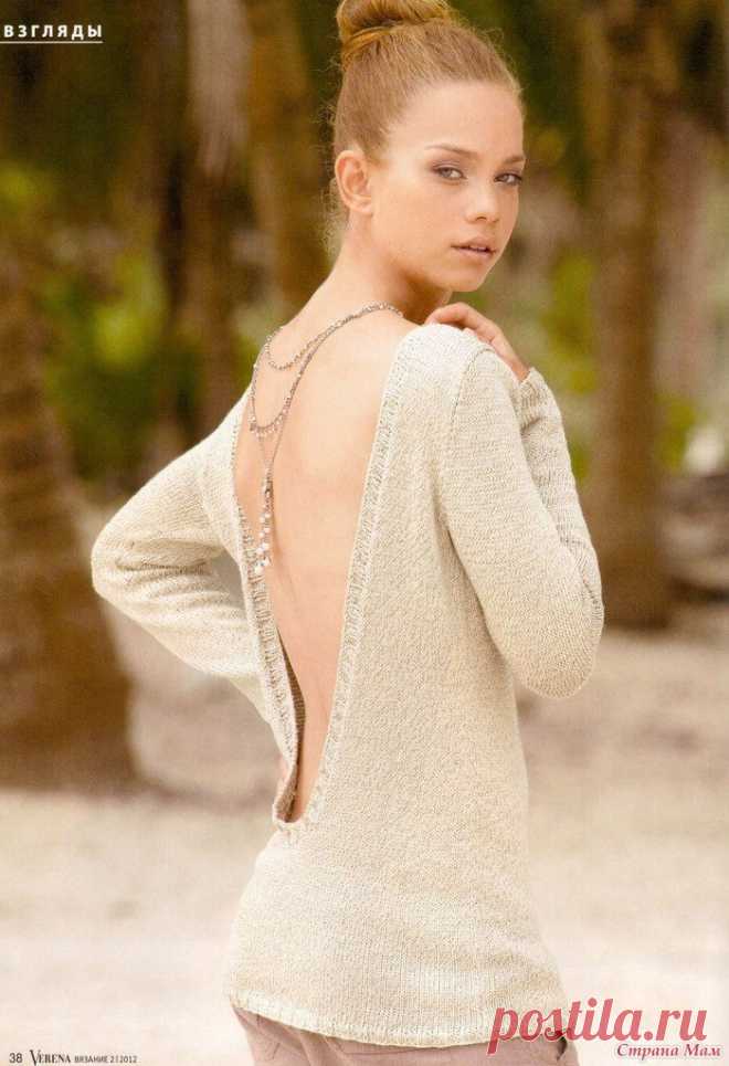 Модели с открытой спиной - подборка