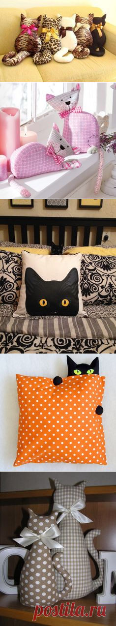 (2) Cat Back Shadow Soft Plush