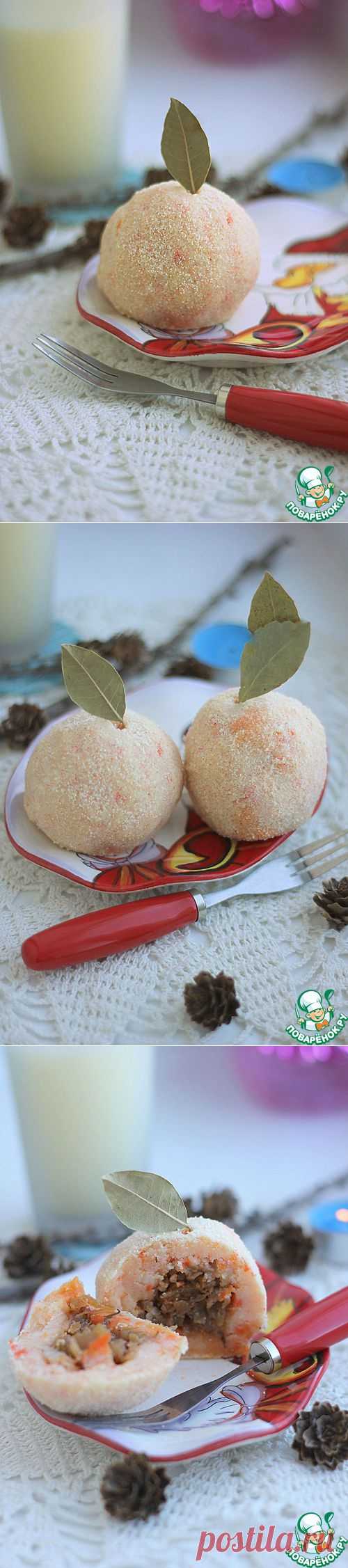 Яблоки из картофеля - кулинарный рецепт