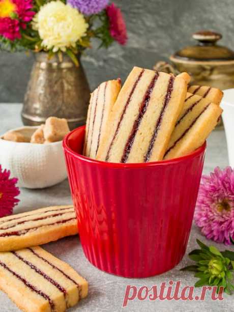 Рецепт песочного печенья "ленты" на Вкусном Блоге