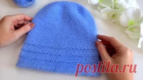 Моя любимая шапка-бини "Цепи"💯из пуха норки. Подробное видео-описание | Natalia SV (Наталья Савицкая) | Дзен