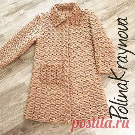 пальто крючком