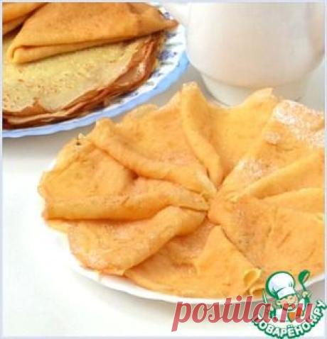 Блинчики на сыворотке заварные - кулинарный рецепт