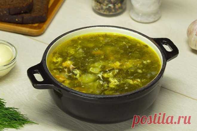 Зеленые щи для жаркой погоды
