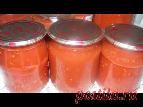 Густой томат с перцем. Простая и вкусная томатная заправка на зиму