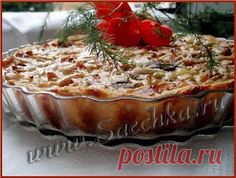 Киш с курицей