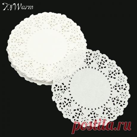 100 Шт./лот 4.5 Дюймов Vintage Романтический Цветок Тиснением Круглый Бумажные Кружева Салфетки Свадьба Украшения Дойли Бумаги Корабля Подарки купить на AliExpress