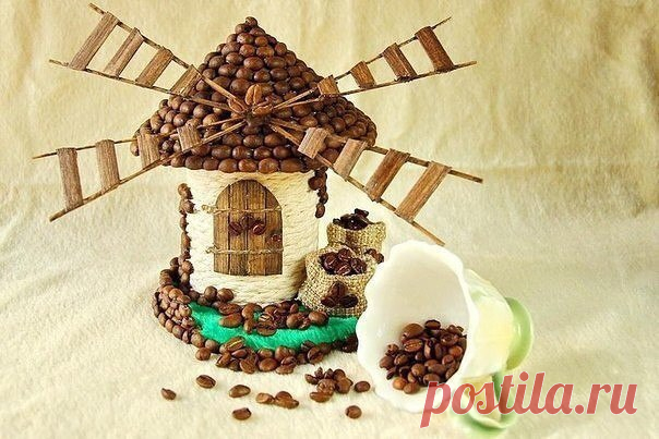 Кофейный домик-мельница — Сделай сам, идеи для творчества - DIY Ideas