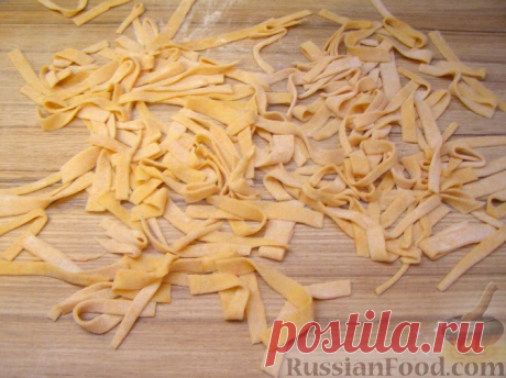 Рецепт: Лапша овощная (тыквенная) на RussianFood.com