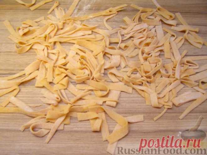 Рецепт: Лапша овощная (тыквенная) на RussianFood.com