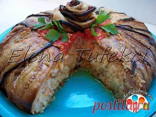 Плов с баклажанами (МК от Елены) » Арт-кухня